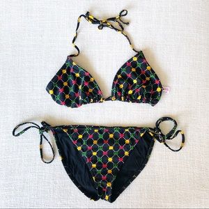 Cover Style Peace Sign Two Piece Bikini Size XL